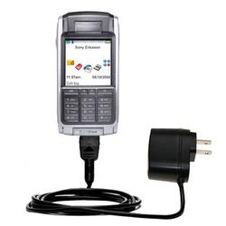 Gomadic Rapid Wall / AC Charger for the Sony Ericsson P910a - Brand w/ TipExchange Technology