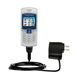 Gomadic Rapid Wall / AC Charger for the Sony Ericsson T226m - Brand w/ TipExchange Technology