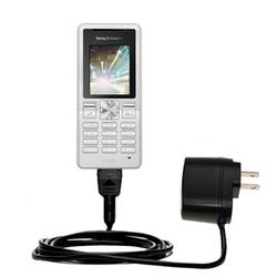 Gomadic Rapid Wall / AC Charger for the Sony Ericsson T250a - Brand w/ TipExchange Technology