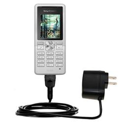 Gomadic Rapid Wall / AC Charger for the Sony Ericsson T250i - Brand w/ TipExchange Technology