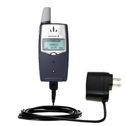 Gomadic Rapid Wall / AC Charger for the Sony Ericsson T39 - Brand w/ TipExchange Technology