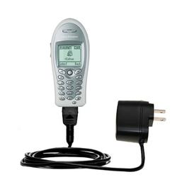 Gomadic Rapid Wall / AC Charger for the Sony Ericsson T60 - Brand w/ TipExchange Technology