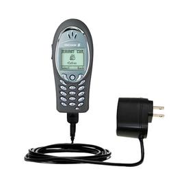 Gomadic Rapid Wall / AC Charger for the Sony Ericsson T60d - Brand w/ TipExchange Technology