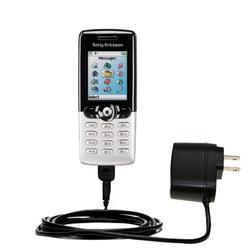 Gomadic Rapid Wall / AC Charger for the Sony Ericsson T610 - Brand w/ TipExchange Technology