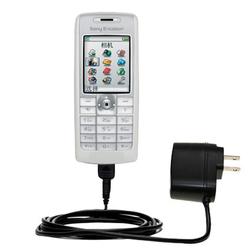 Gomadic Rapid Wall / AC Charger for the Sony Ericsson T628 - Brand w/ TipExchange Technology