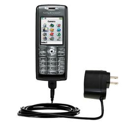 Gomadic Rapid Wall / AC Charger for the Sony Ericsson T637 - Brand w/ TipExchange Technology