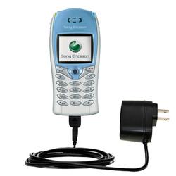 Gomadic Rapid Wall / AC Charger for the Sony Ericsson T68ie - Brand w/ TipExchange Technology