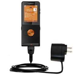 Gomadic Rapid Wall / AC Charger for the Sony Ericsson W350i - Brand w/ TipExchange Technology