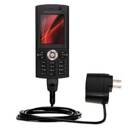 Gomadic Rapid Wall / AC Charger for the Sony Ericsson k630i - Brand w/ TipExchange Technology