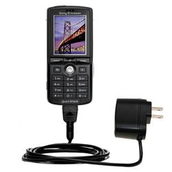 Gomadic Rapid Wall / AC Charger for the Sony Ericsson k750c - Brand w/ TipExchange Technology