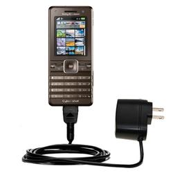 Gomadic Rapid Wall / AC Charger for the Sony Ericsson k770i - Brand w/ TipExchange Technology