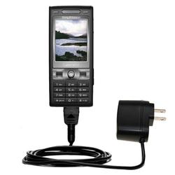Gomadic Rapid Wall / AC Charger for the Sony Ericsson k790a - Brand w/ TipExchange Technology