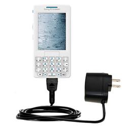 Gomadic Rapid Wall / AC Charger for the Sony Ericsson m608c - Brand w/ TipExchange Technology