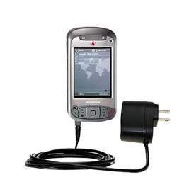 Gomadic Rapid Wall / AC Charger for the Vodaphone VPA Compact III - Brand w/ TipExchange Technology