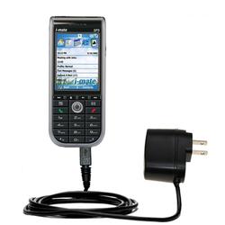 Gomadic Rapid Wall / AC Charger for the i-Mate SP5 - Brand w/ TipExchange Technology