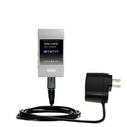 Gomadic Rapid Wall / AC Charger for the iClick Sohlo G5 - Brand w/ TipExchange Technology