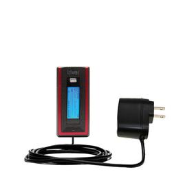 Gomadic Rapid Wall / AC Charger for the iRiver T20 - Brand w/ TipExchange Technology