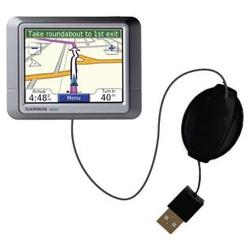 Gomadic Retractable USB Cable for the Garmin Nuvi 260 with Power Hot Sync and Charge capabilities - Gomadic