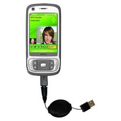 Gomadic Retractable USB Cable for the HTC Kaiser with Power Hot Sync and Charge capabilities - Brand