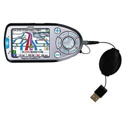 Gomadic Retractable USB Cable for the Magellan Roadmate 800 with Power Hot Sync and Charge capabilities - Go