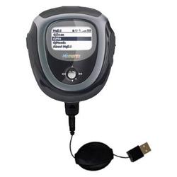 Gomadic Retractable USB Cable for the Memorex MMP8567 with Power Hot Sync and Charge capabilities - Gomadic
