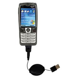Gomadic Retractable USB Cable for the Mio Technology 8870 with Power Hot Sync and Charge capabilities - Goma