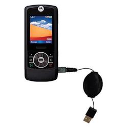 Gomadic Retractable USB Cable for the Motorola RIZR with Power Hot Sync and Charge capabilities - Br