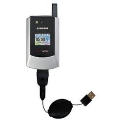 Gomadic Retractable USB Cable for the Samsung SCH-A790 with Power Hot Sync and Charge capabilities - Gomadic