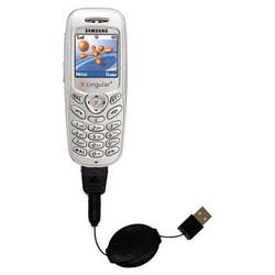Gomadic Retractable USB Cable for the Samsung SGH-C207 with Power Hot Sync and Charge capabilities - Gomadic