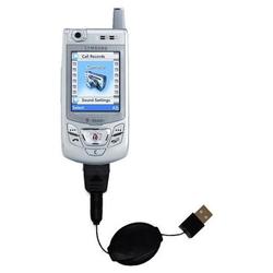 Gomadic Retractable USB Cable for the Samsung SGH-D415 with Power Hot Sync and Charge capabilities - Gomadic