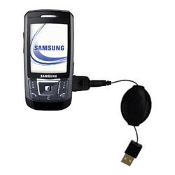Gomadic Retractable USB Cable for the Samsung SGH-D870 with Power Hot Sync and Charge capabilities - Gomadic