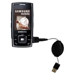 Gomadic Retractable USB Cable for the Samsung SGH-E900 with Power Hot Sync and Charge capabilities - Gomadic