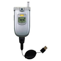 Gomadic Retractable USB Cable for the Samsung SGH-P100 with Power Hot Sync and Charge capabilities - Gomadic