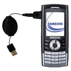 Gomadic Retractable USB Cable for the Samsung SGH-i310 with Power Hot Sync and Charge capabilities - Gomadic