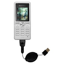 Gomadic Retractable USB Cable for the Sony Ericsson T250i with Power Hot Sync and Charge capabilities - Goma
