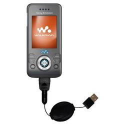 Gomadic Retractable USB Cable for the Sony Ericsson W580c with Power Hot Sync and Charge capabilities - Goma