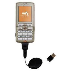 Gomadic Retractable USB Cable for the Sony Ericsson W700i with Power Hot Sync and Charge capabilities - Goma