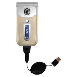 Gomadic Retractable USB Cable for the Sony Ericsson Z710i with Power Hot Sync and Charge capabilities - Goma