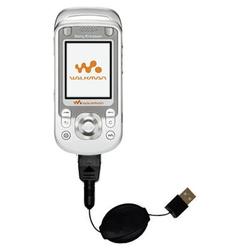 Gomadic Retractable USB Cable for the Sony Ericsson w550c with Power Hot Sync and Charge capabilities - Goma