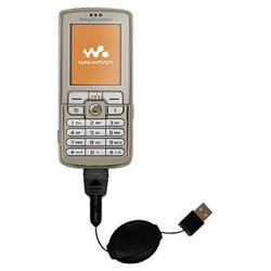 Gomadic Retractable USB Cable for the Sony Ericsson w700c with Power Hot Sync and Charge capabilities - Goma
