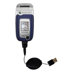 Gomadic Retractable USB Cable for the Sony Ericsson z520c with Power Hot Sync and Charge capabilities - Goma