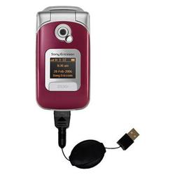 Gomadic Retractable USB Cable for the Sony Ericsson z530c with Power Hot Sync and Charge capabilities - Goma