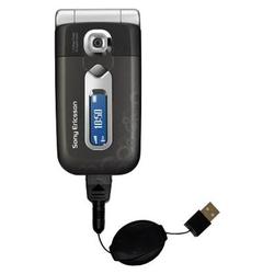 Gomadic Retractable USB Cable for the Sony Ericsson z558c with Power Hot Sync and Charge capabilities - Goma