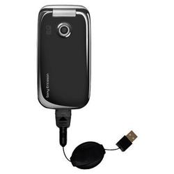 Gomadic Retractable USB Cable for the Sony Ericsson z610i with Power Hot Sync and Charge capabilities - Goma