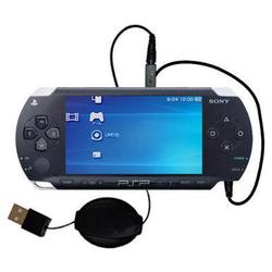 Gomadic Retractable USB Cable for the Sony PSP with Power Hot Sync and Charge capabilities - Brand w