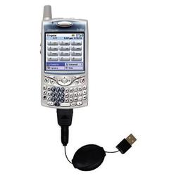 Gomadic Retractable USB Cable for the Verizon Treo 650 with Power Hot Sync and Charge capabilities - Gomadic
