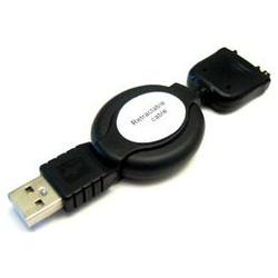 IGM Retractable USB Sync Cable+ Travel + Car Charger For Palm Treo Centro 700wx 700w 700p 650