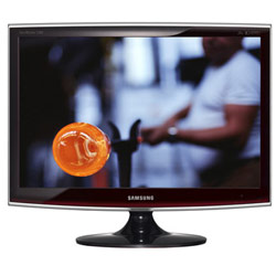 SAMSUNG INFORMATION SYSTEMS Samsung T260HD (25.5 ) Monitor w/ Built-In HDTV Tuner; 10,000:1 (DC), 5ms, HDMI; Touch of Color Series
