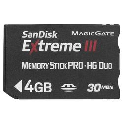 SanDisk 4GB Extreme III Memory Stick PRO-HG Duo - 4 GB