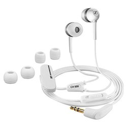 Sennheiser CX 500 Stereo Earphone - Connectivit : Wired - Stereo - Ear-bud - White